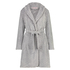 Fleece Bathrobe, Gray