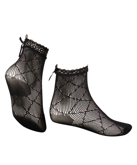 1 pair of Mesh socks Rebecca Mir, Black