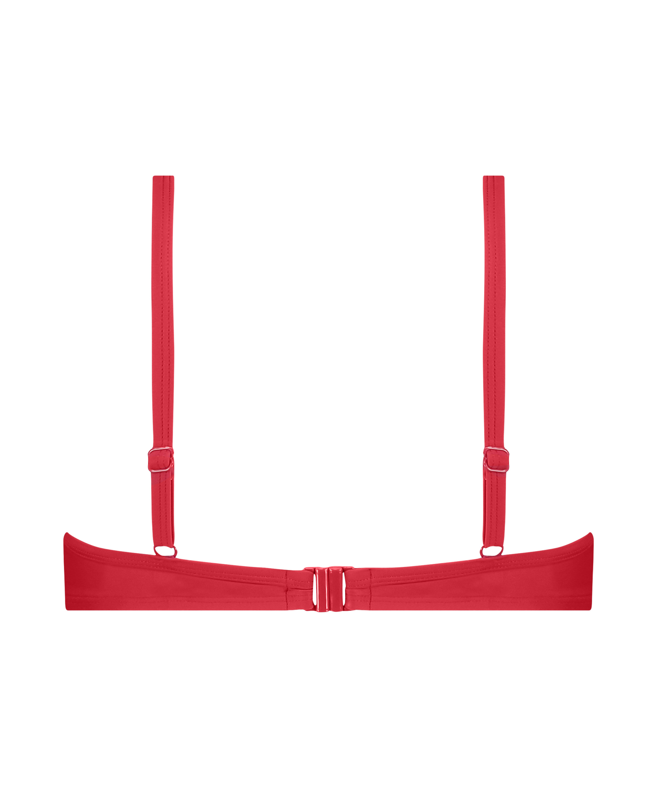 Luxe Bikini Top, Red, main