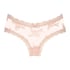 V-shaped Brazilian knickers mesh, Pink
