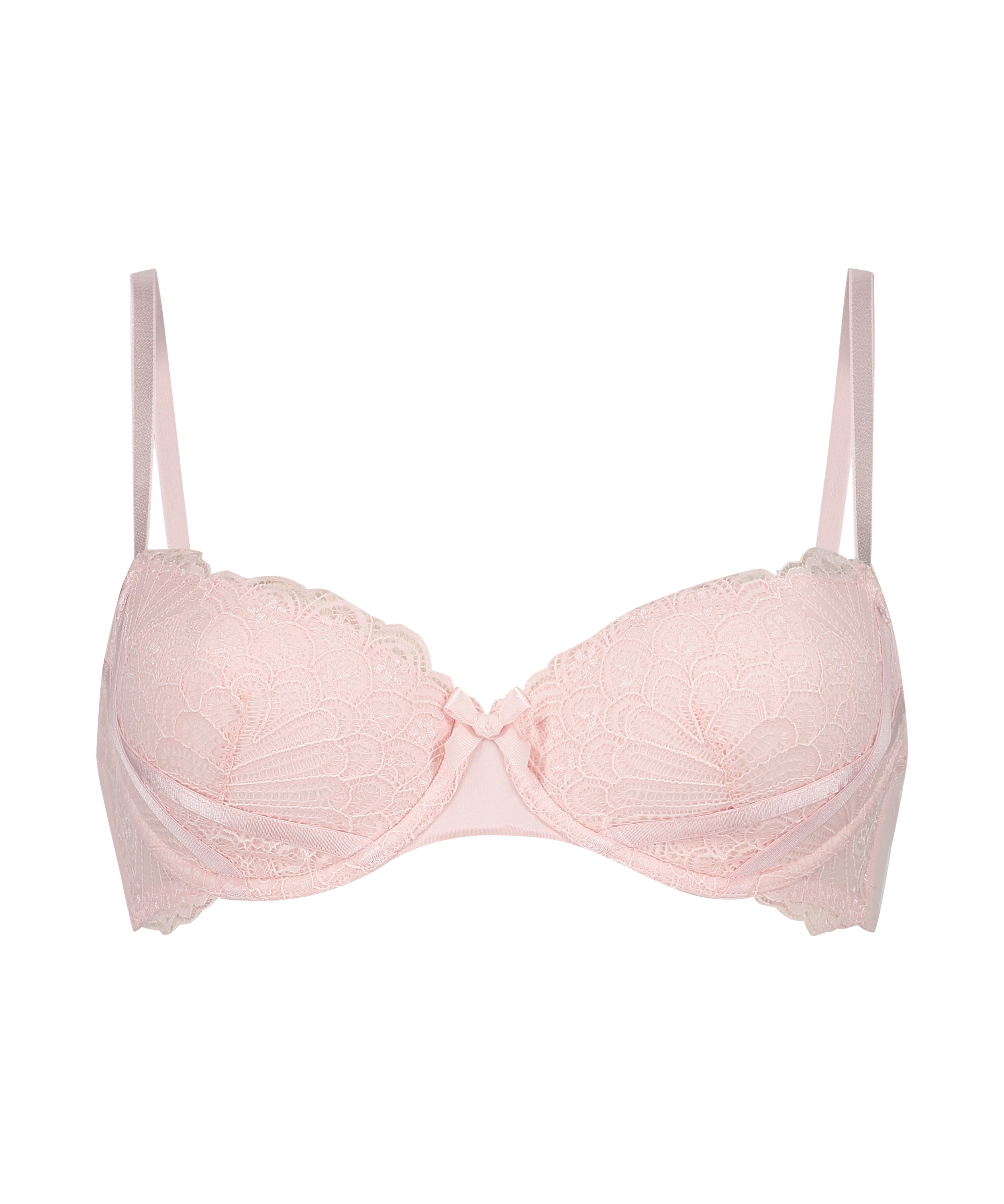 Naomi padded underwired bra, Pink, main