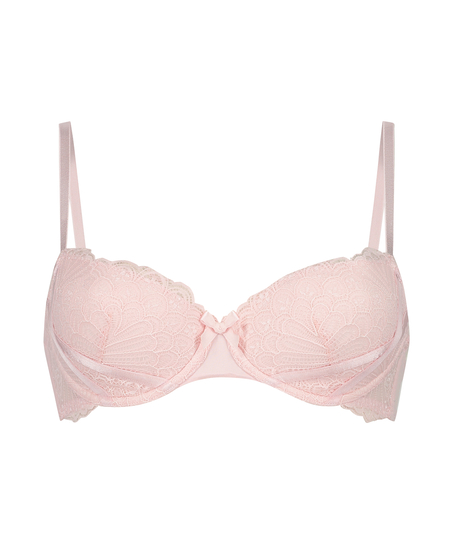 Naomi padded underwired bra, Pink
