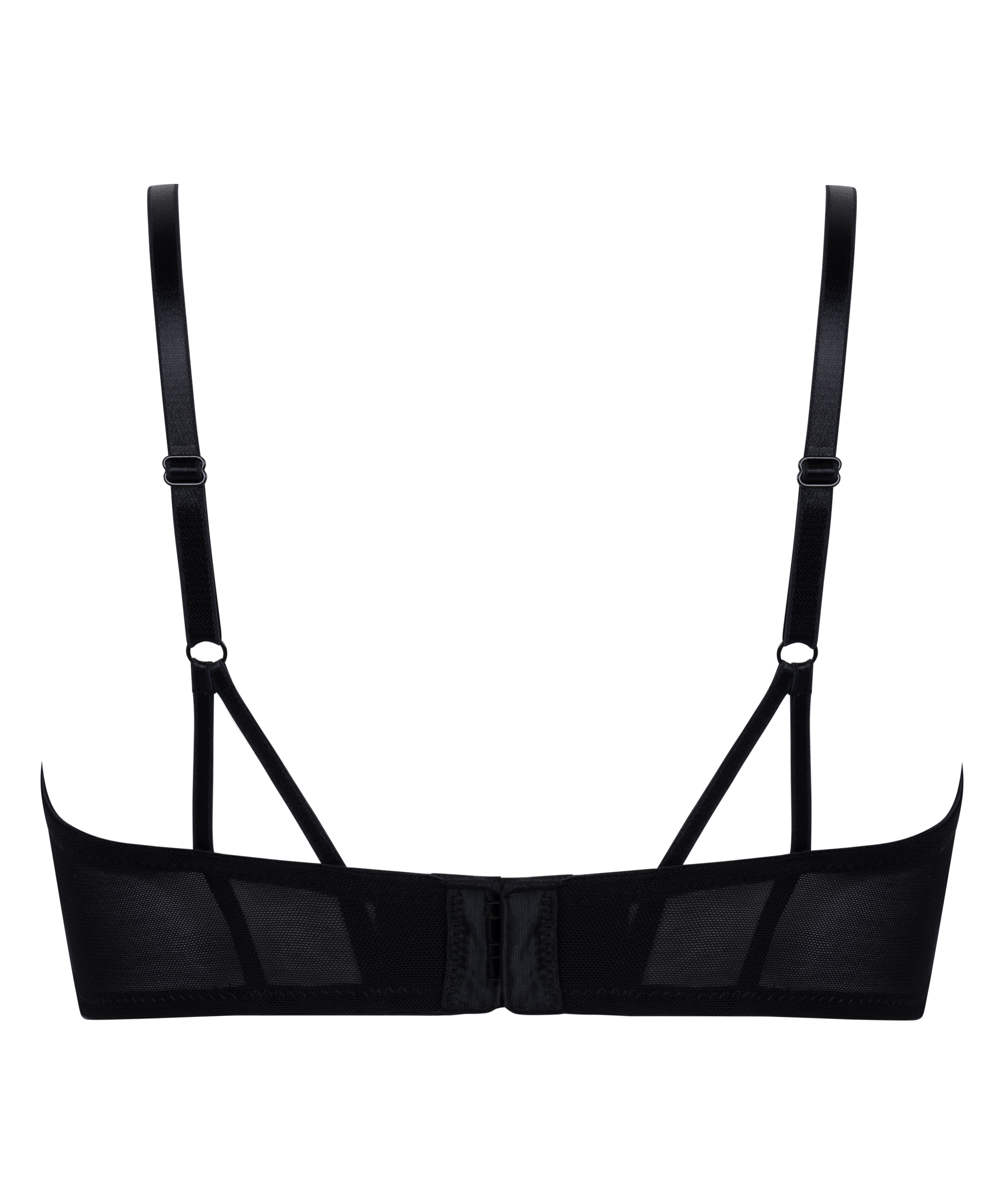 Beau Non-Padded Underwired Bra, Black, main