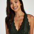 Halter racerback bralette, Green