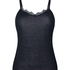 super soft Lace V-Neck cami with Cashmere, Black