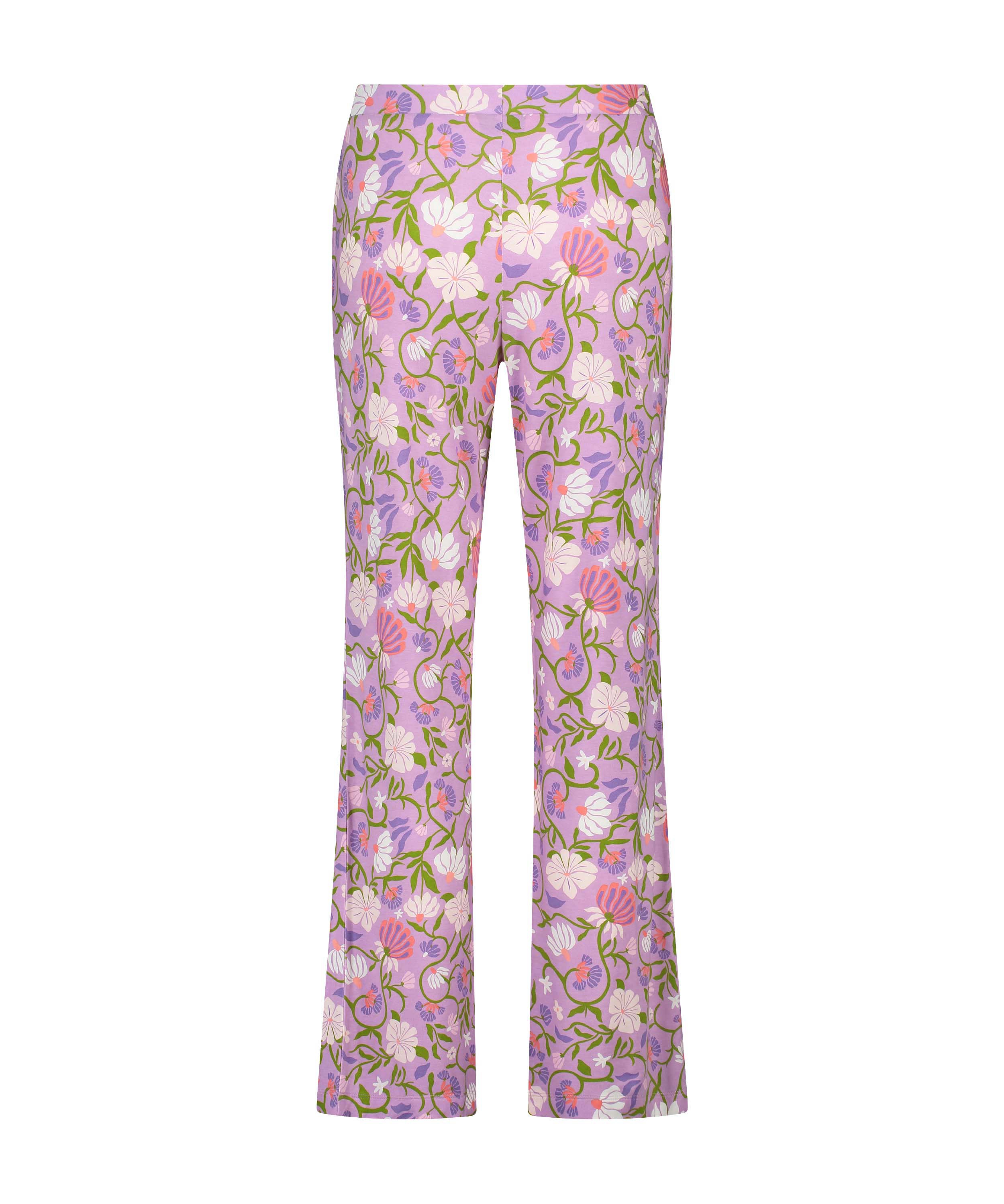 Jersey Pyjama Pants, Purple, main