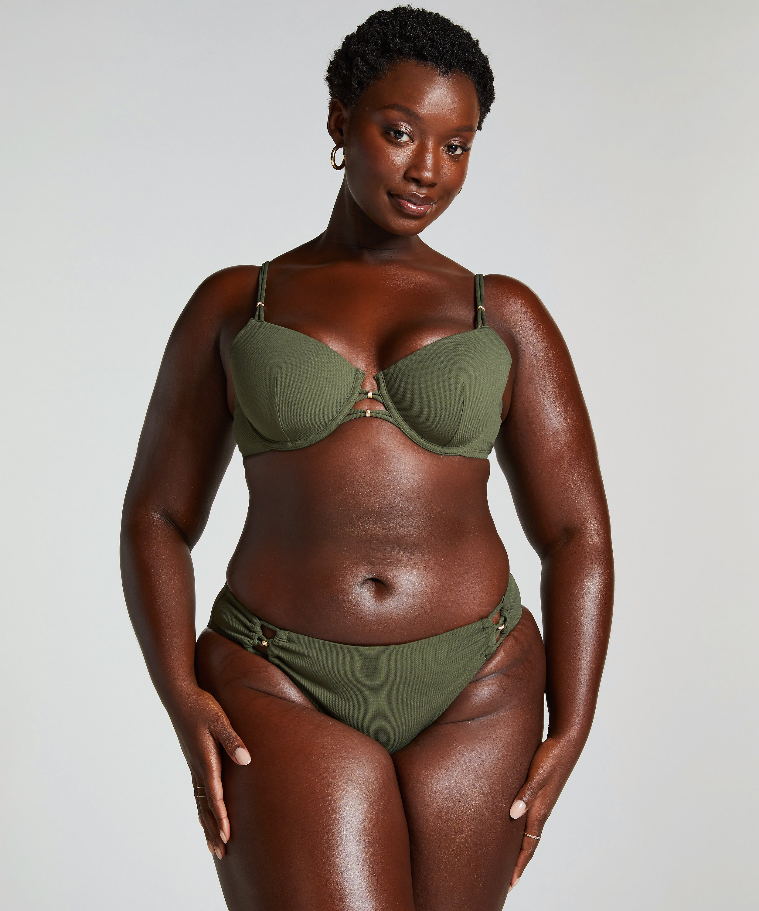 Holbox Bikini Top, Green, main