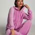 Velour hoodie jacket, Pink