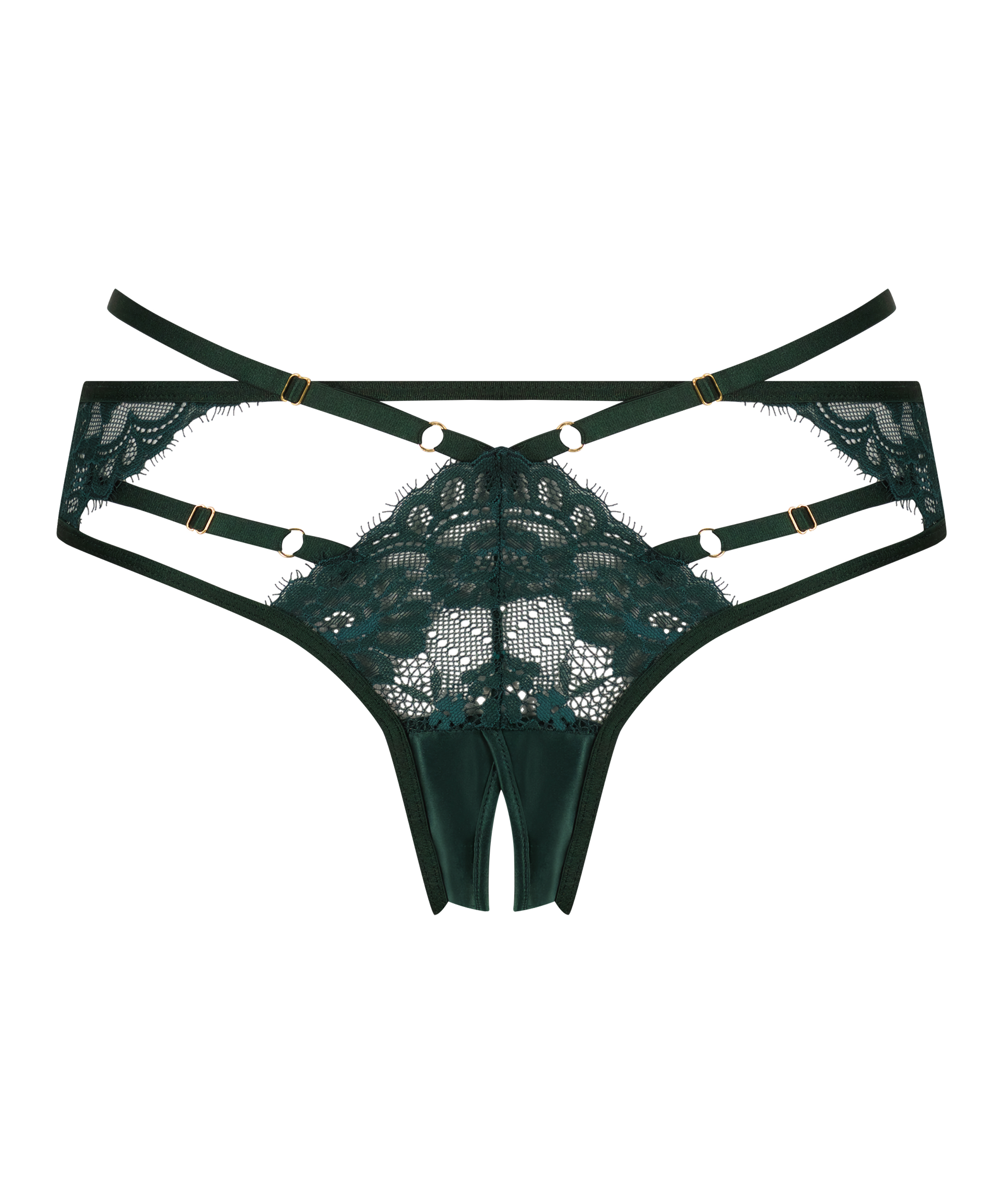 Iggy Open Crotch Brazilian, Green, main