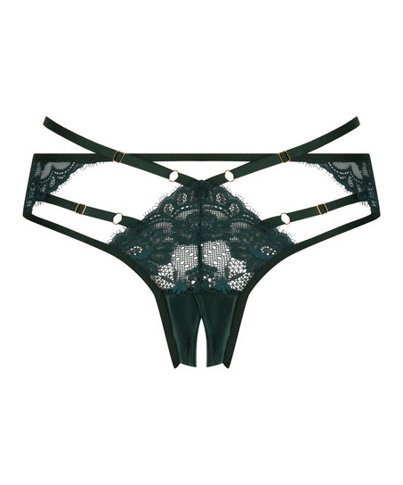 Iggy Open Crotch Brazilian, Green