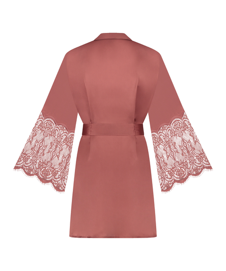 Satin Kimono, Pink