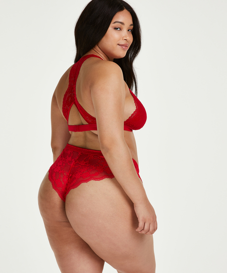 Iva high leg Brazilian Curvy, Red