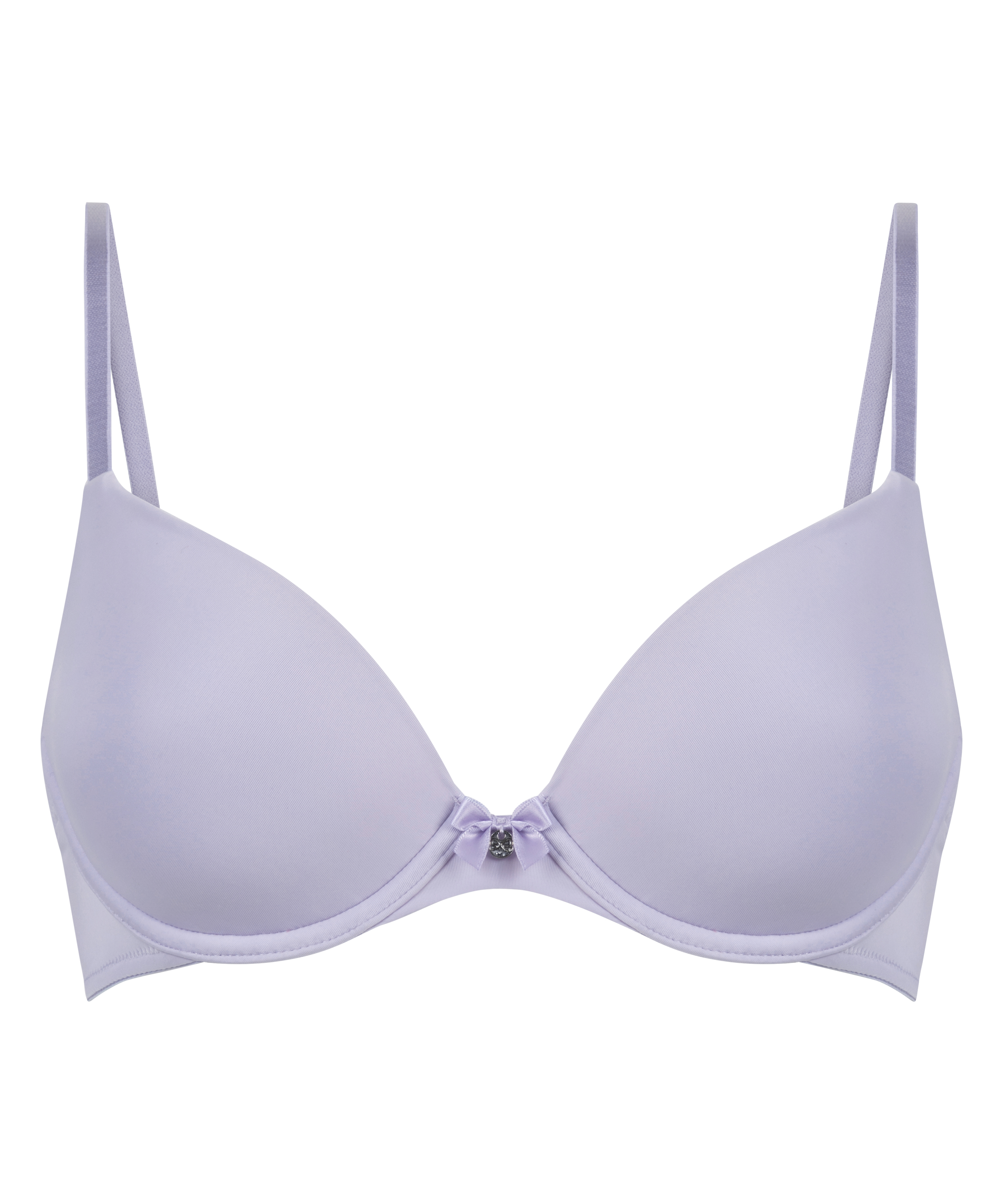 Plunge Padded Underwired Bra, Purple, main