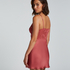 Satin Slip Dress, Pink