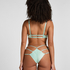 Non-Padded Underwired Bra Bearice , Green