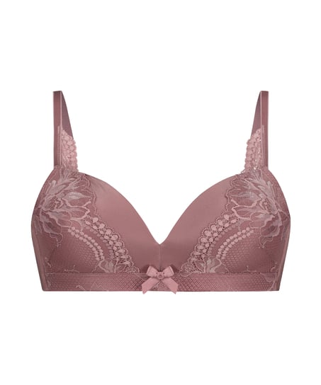 Lycke Padded Non-Wired Bra, Pink