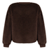Longsleeved Top Fluffy Fleece, Brown