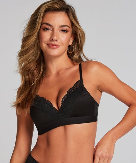 Sophie Padded Non-Underwired Bra, Black