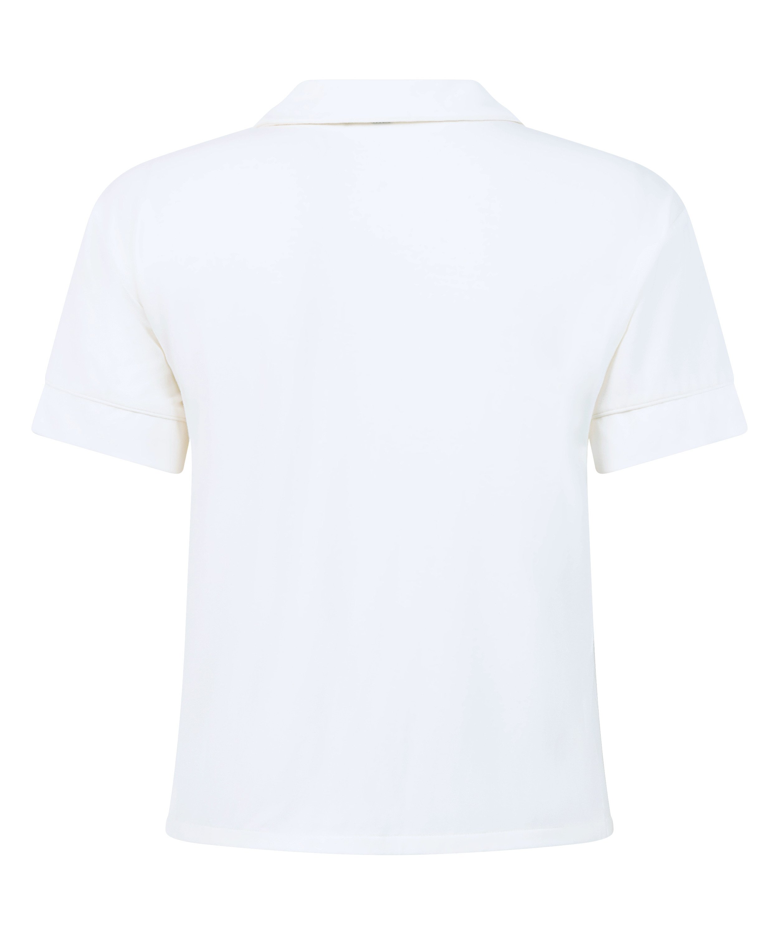 Essential Jersey Short-Sleeved Jacket, White, main