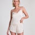 Short Satin Minimal, White
