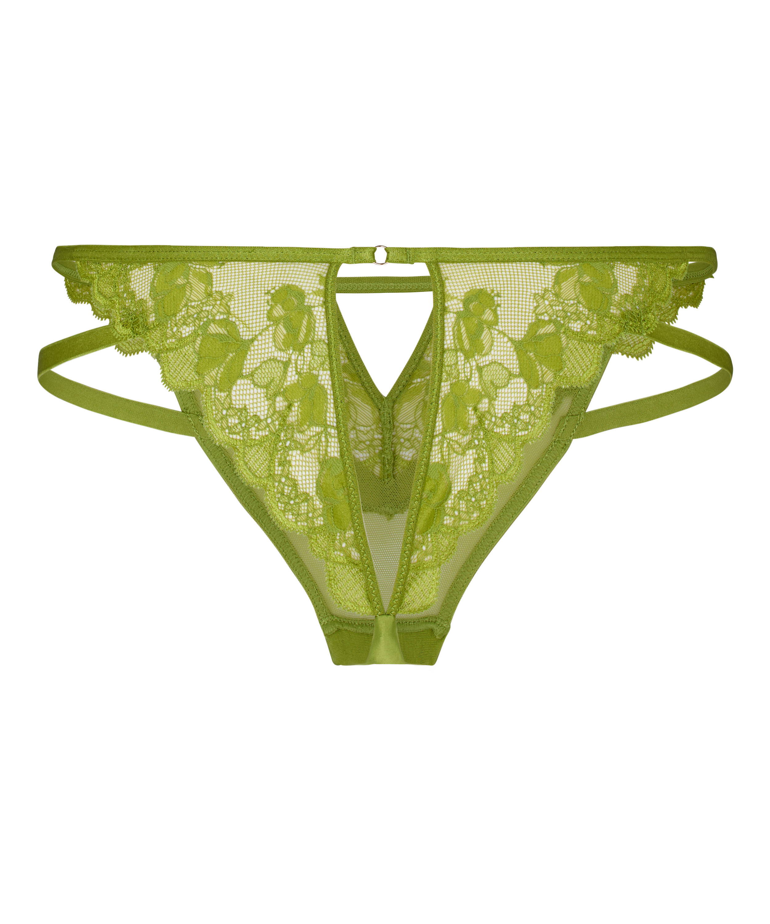 Open Bum Brazilian Zara, Green, main