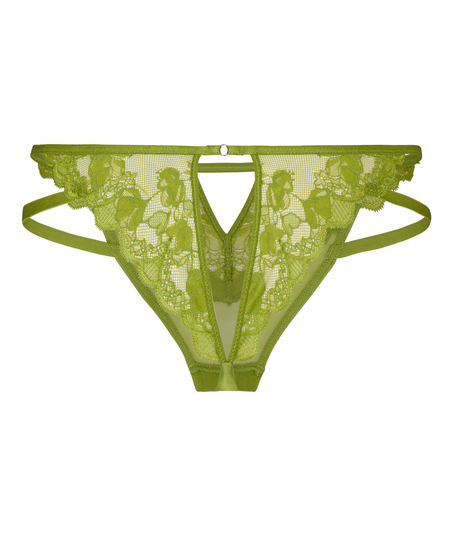 Open Bum Brazilian Zara, Green