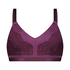 Erica prosthetic underwireless bra, Purple