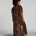 Sheer Kimono, Brown