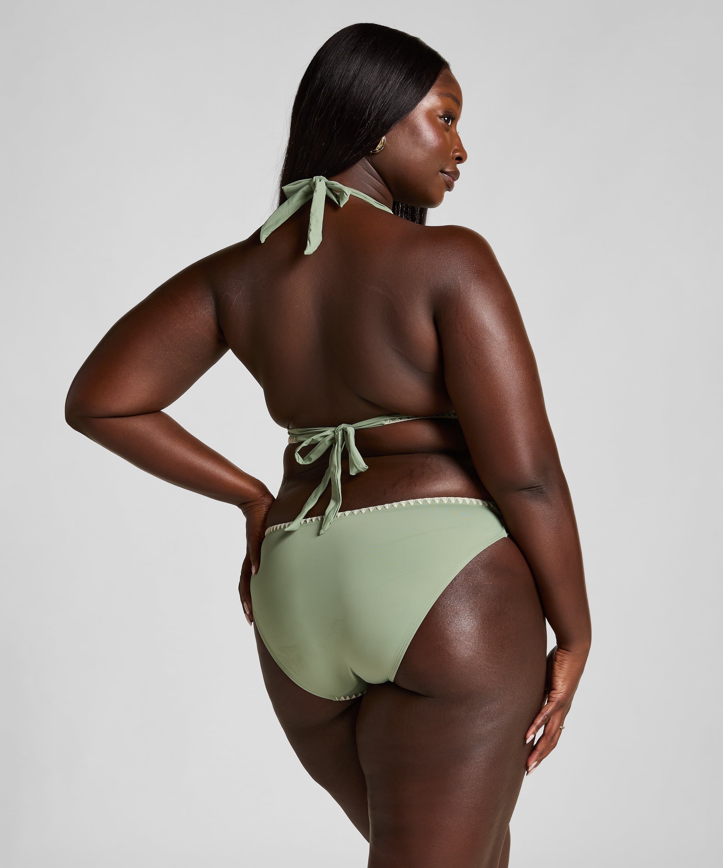 Joburg Triangle Bikini Top, Green, main