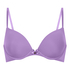 Plunge Padded Underwired Bra, Purple