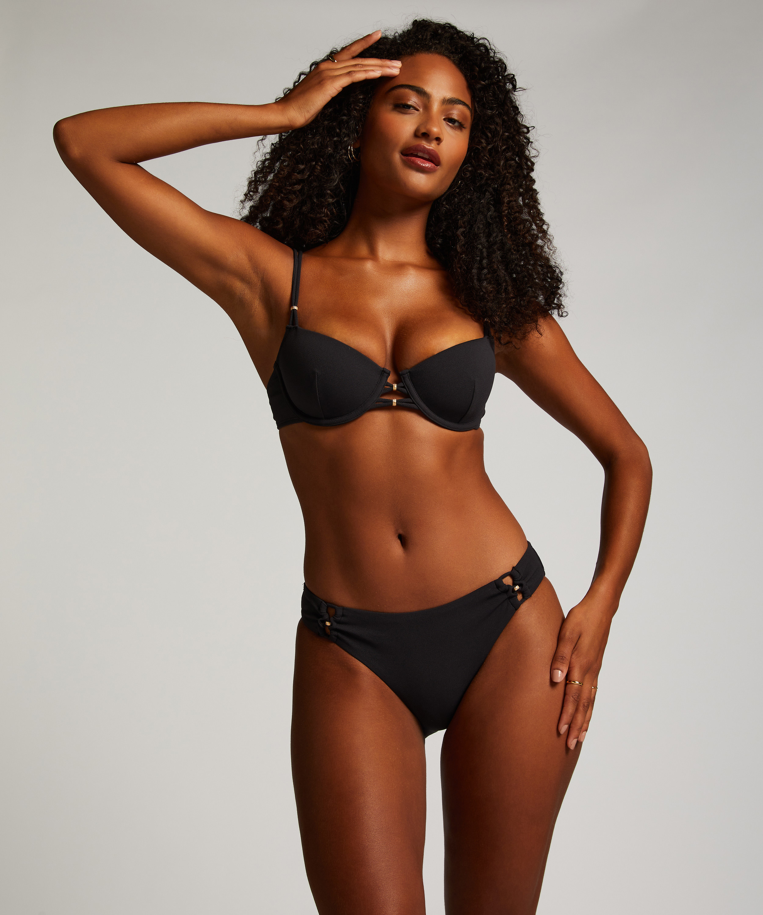 Holbox Rio Bikini Bottoms, Black, main