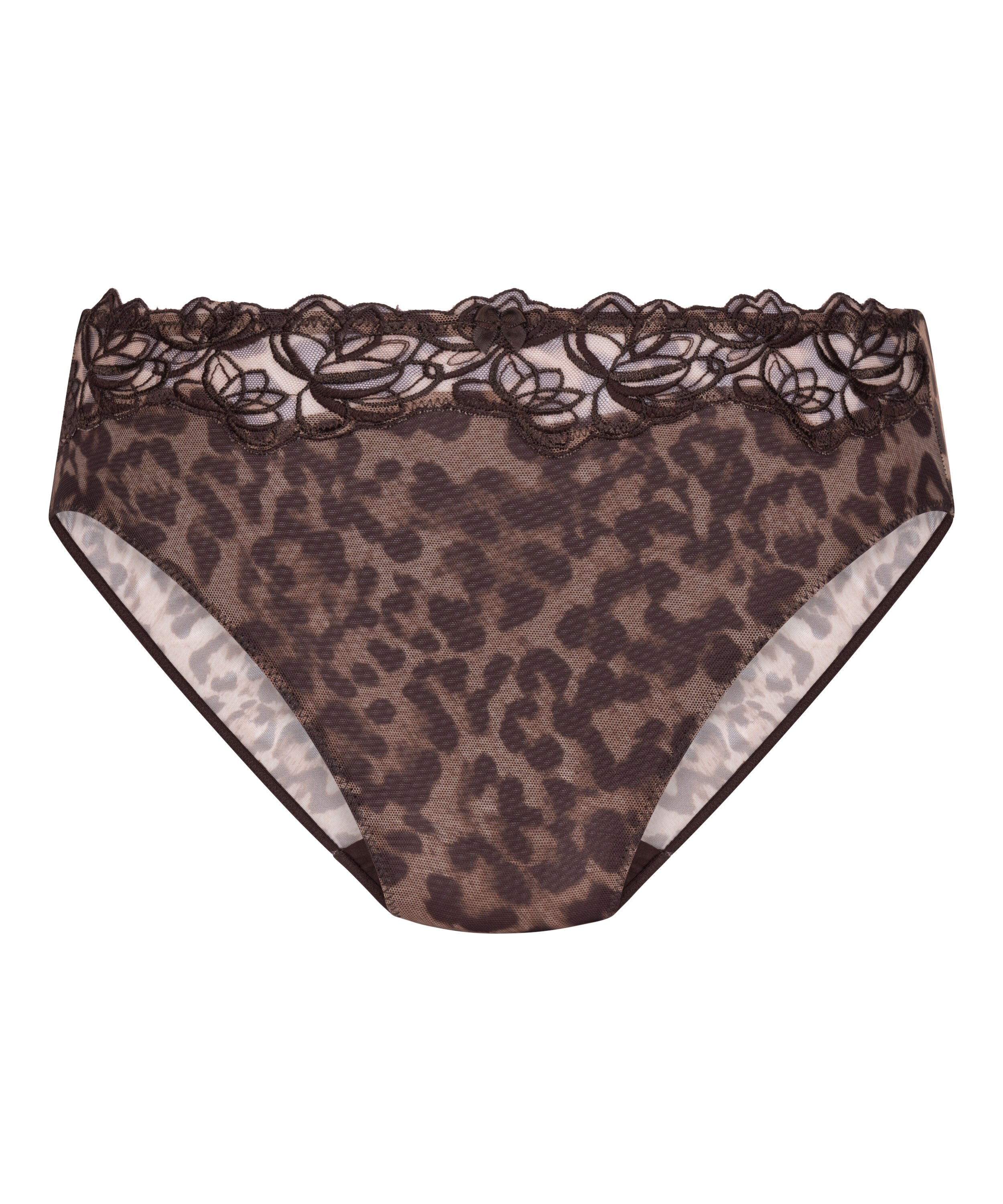 Diva High Knickers, Brown