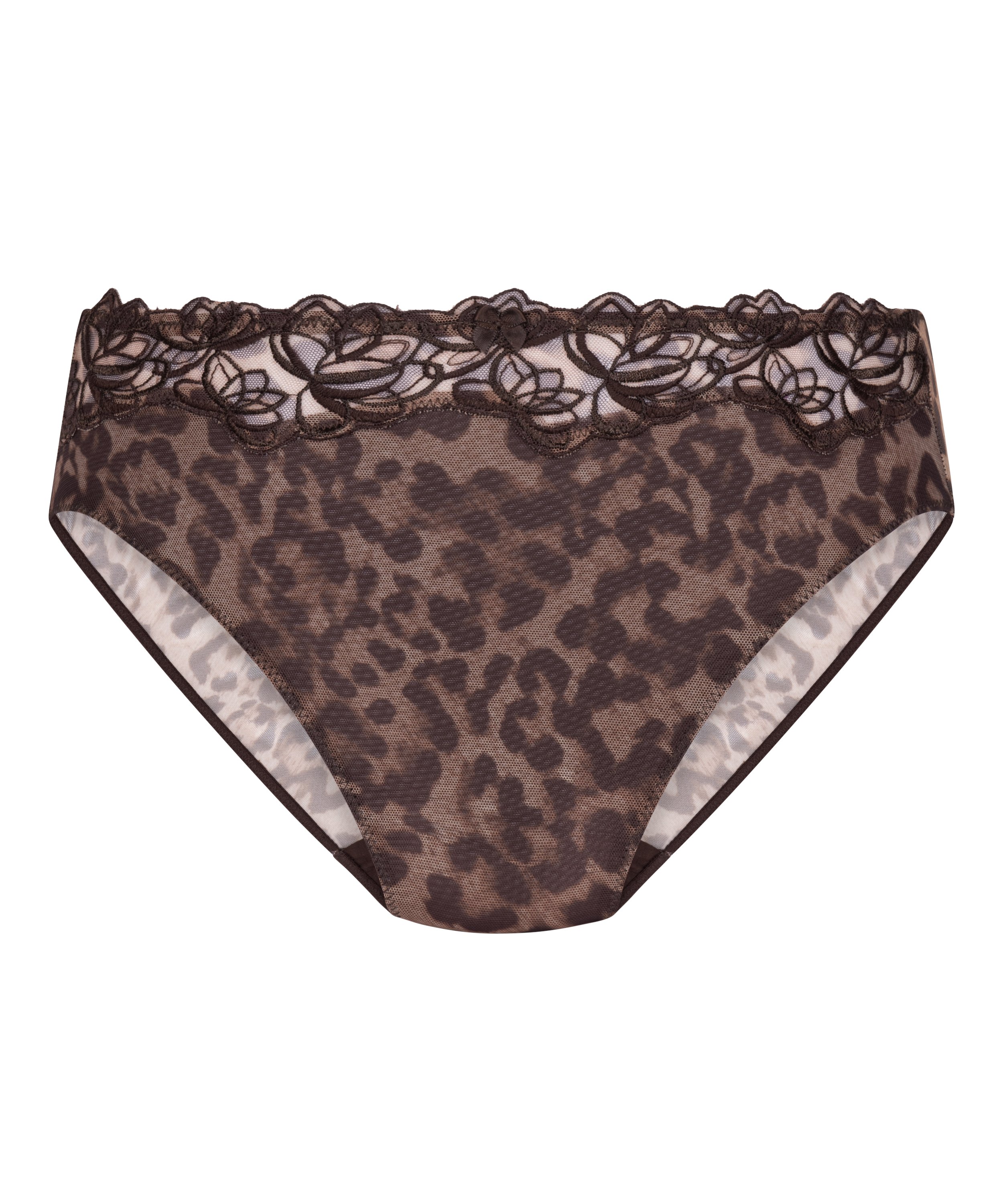 Diva High Knickers, Brown, main