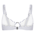 Bikinitop Stripes, White