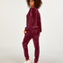 Velour Jogging Bottoms, Purple