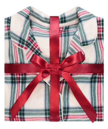 Fleece Pyjama Set, White