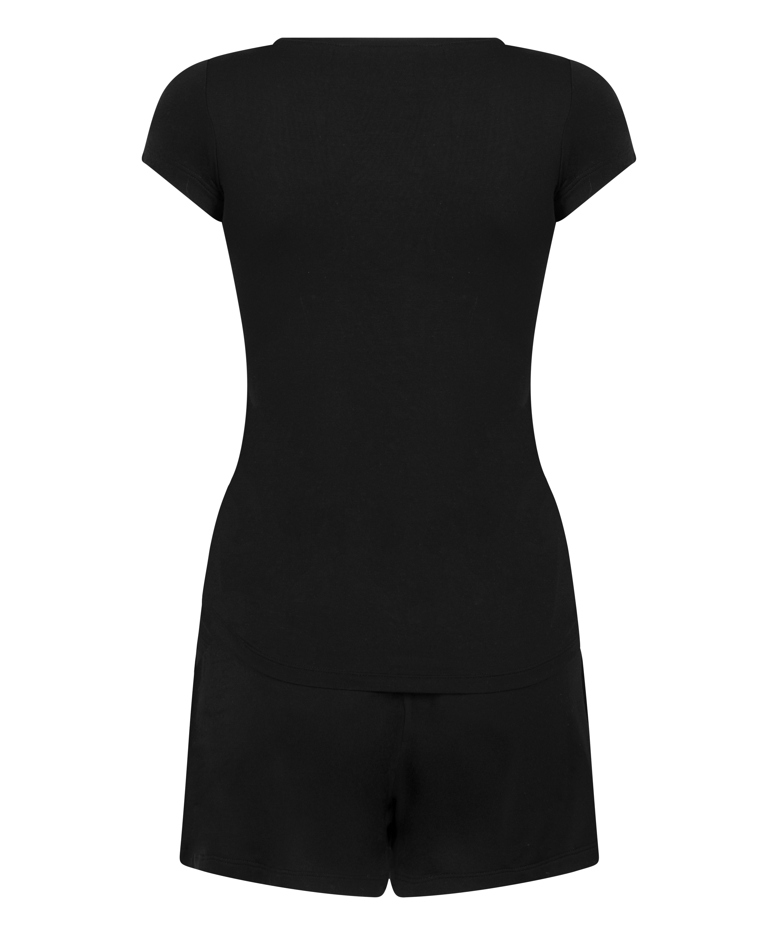 Pyjama Set Jersey, Black, main