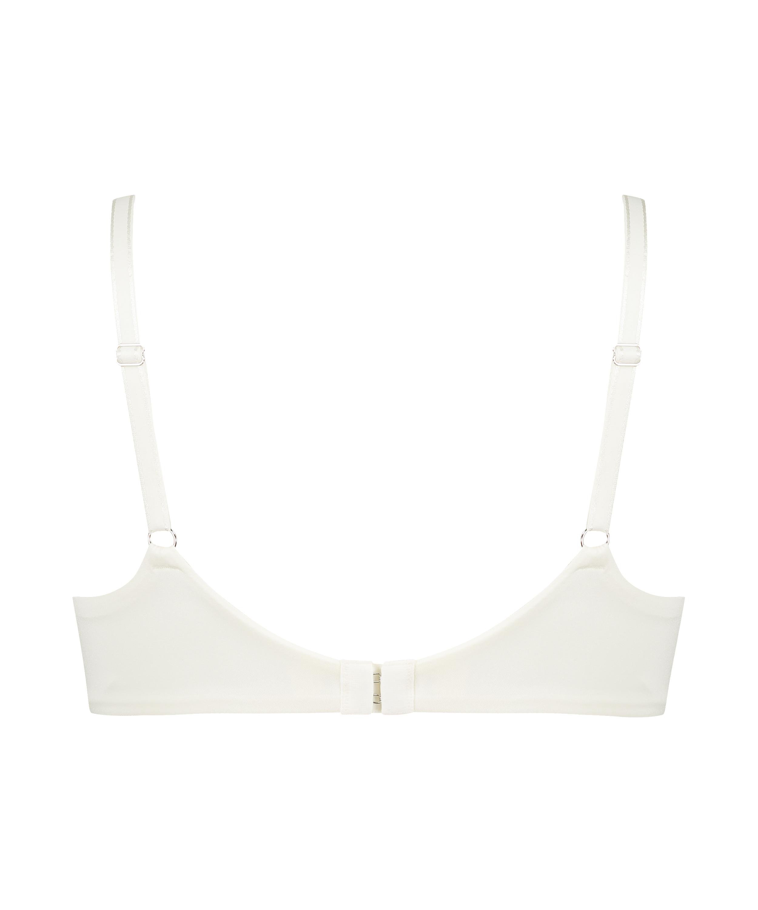 Mona padded non-underwired bra, White, main