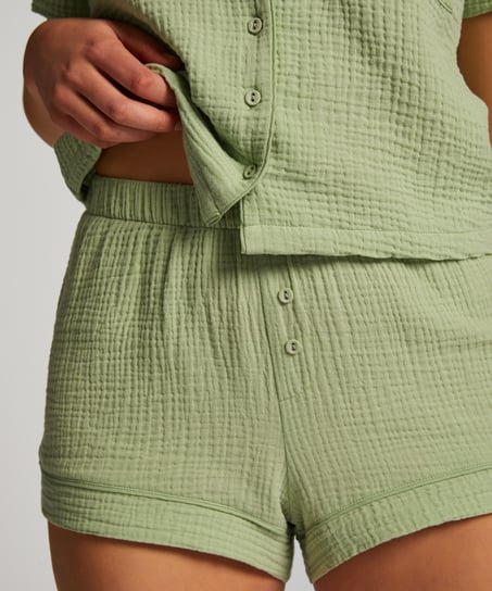 Cotton shorts, Green