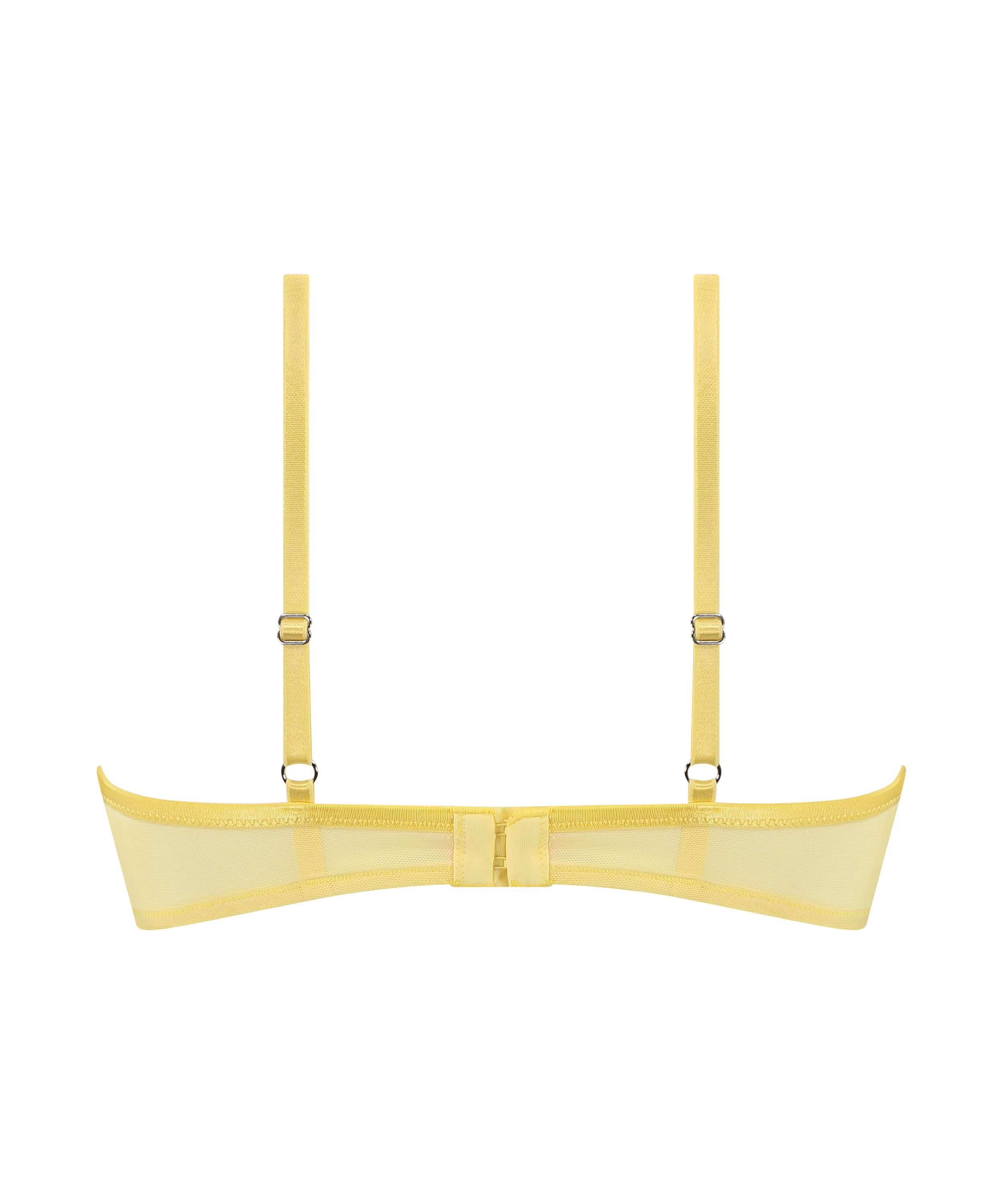 Lidia Padded Underwired Bra, Yellow, main