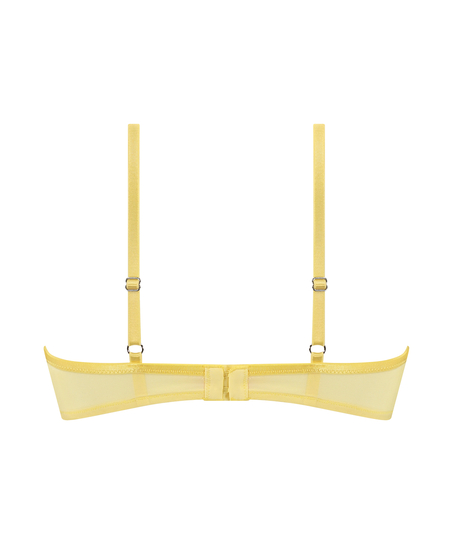 Lidia Padded Underwired Bra, Yellow
