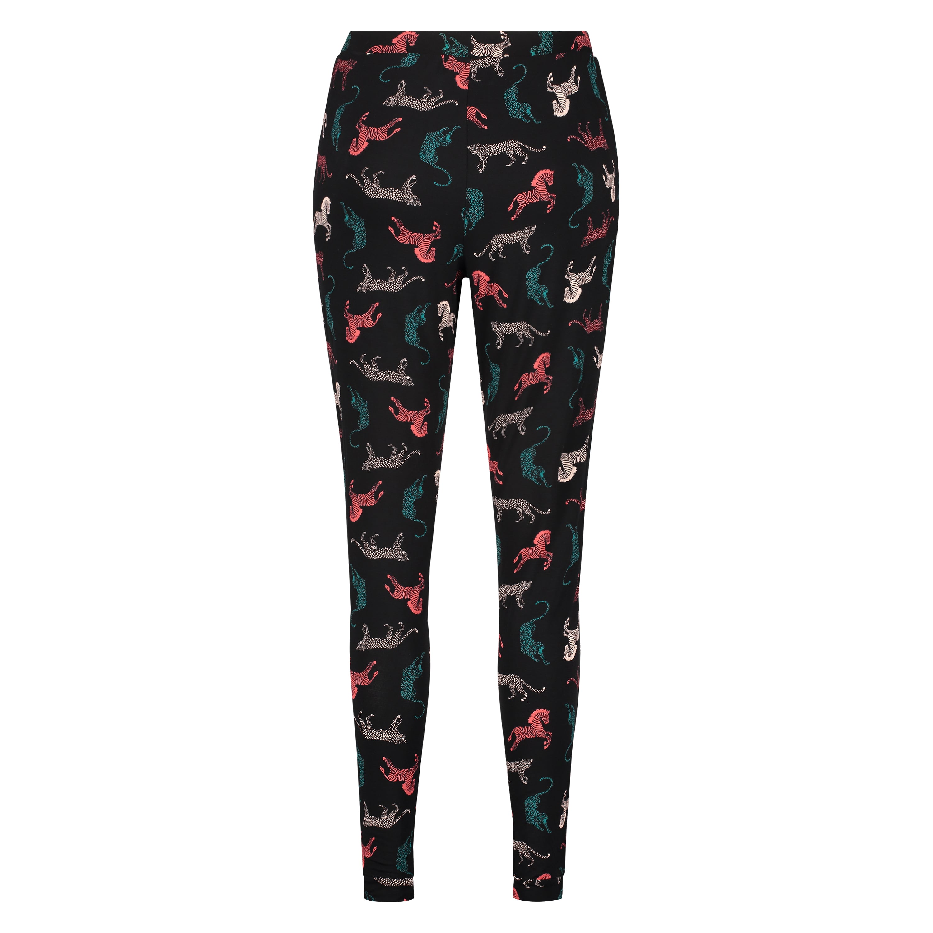 Jersey pyjama pants, Black, main