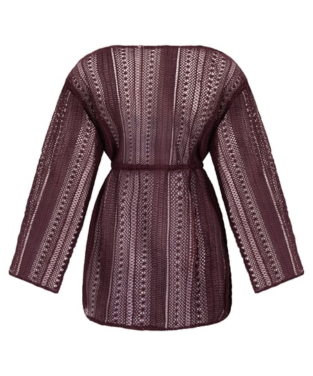 Beach Crochet Kaftan, Purple