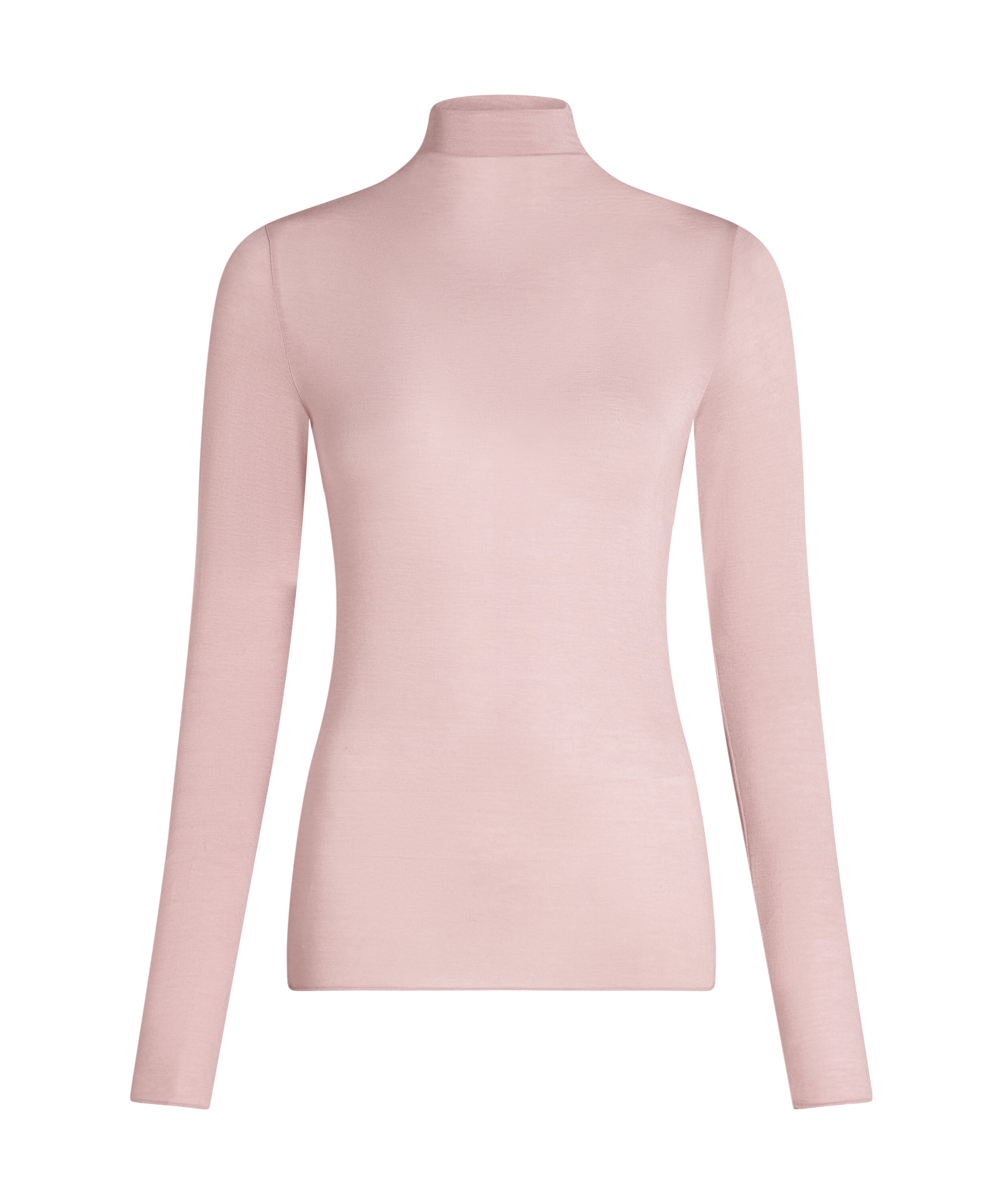 super soft Turtleneck Shirt with Cashmere, Pink