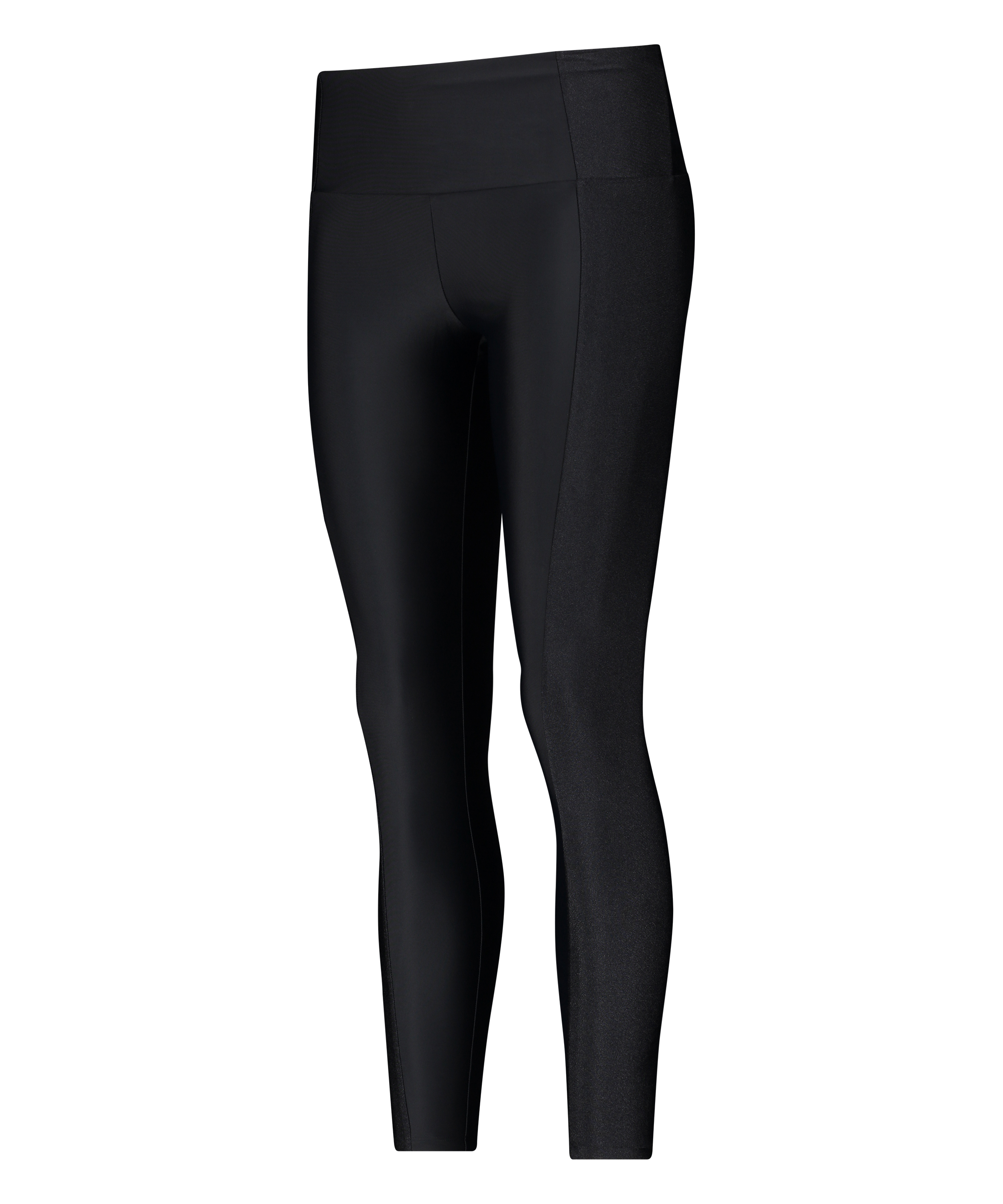 HKMX High waisted sports leggings Shine On, Black, main