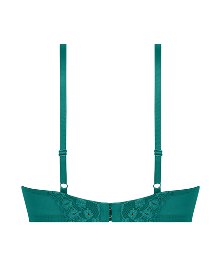 Daisy Padded Underwired Maximizer Bra, Green