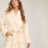 Soft Fleece Bathrobe, White
