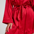 Satin Kimono, Red