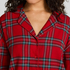Flannel Pyjama Top, Red