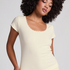 Rib Jersey Top, Yellow